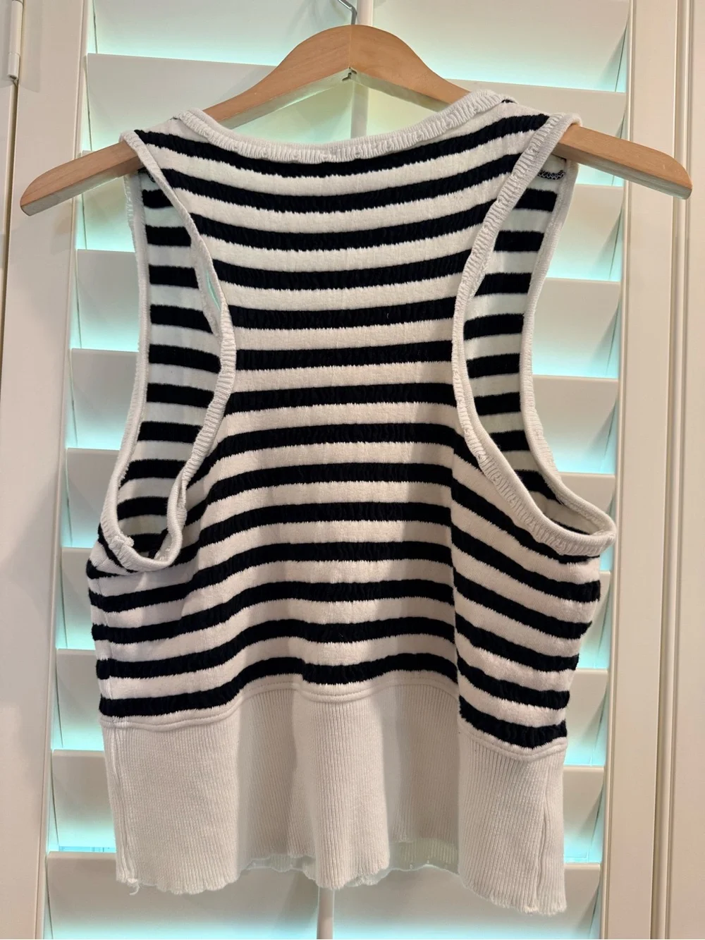 Anthropologie Maeve Textured Crop Tank Size Large - Picture 8 of 8
